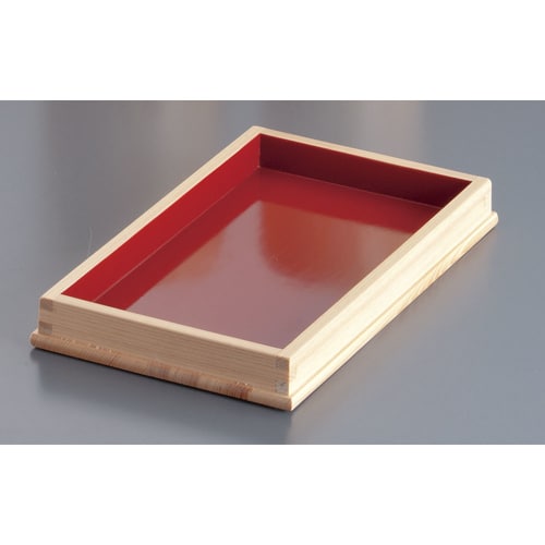 ひのき カスター台(内朱)