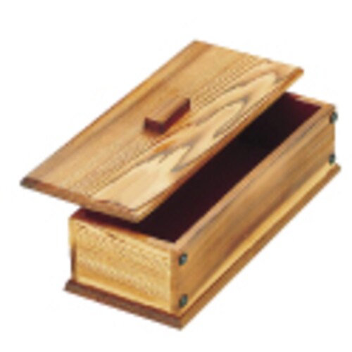 焼杉 はし箱(内朱)