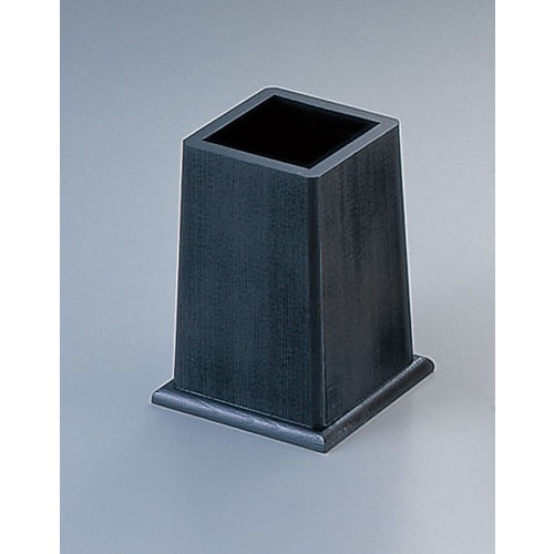 SA黒・角型箸立 N−7−4