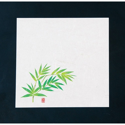 ニュー四季懐紙 4寸(100枚入) NS−26 笹