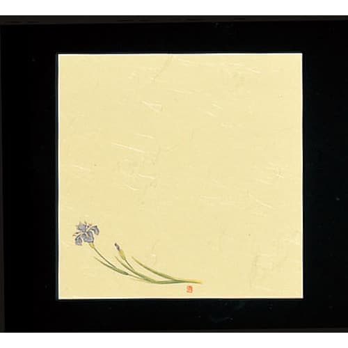 5寸懐紙 四季の花(100枚入) S5−5 あやめ