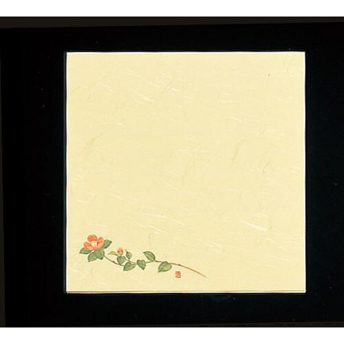 5寸懐紙 四季の花(100枚入) S5−15 椿