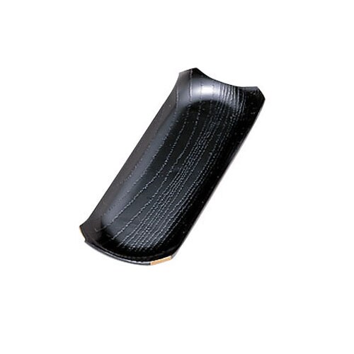 隅切おしぼり入れ 黒渕金 1−764−5