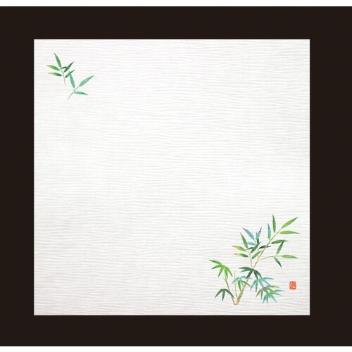 耐油しぼり懐敷 4寸(100枚) 笹 TA−E01