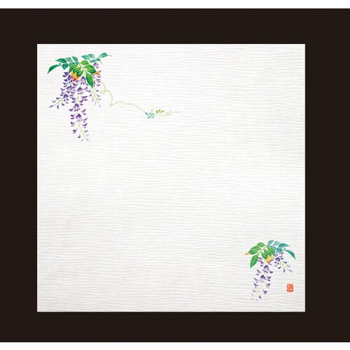 耐油しぼり懐敷 4寸(100枚) 藤 TA−E07