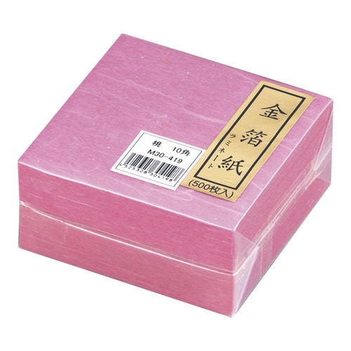 金箔紙ラミネート 桃 (500枚) M30−419