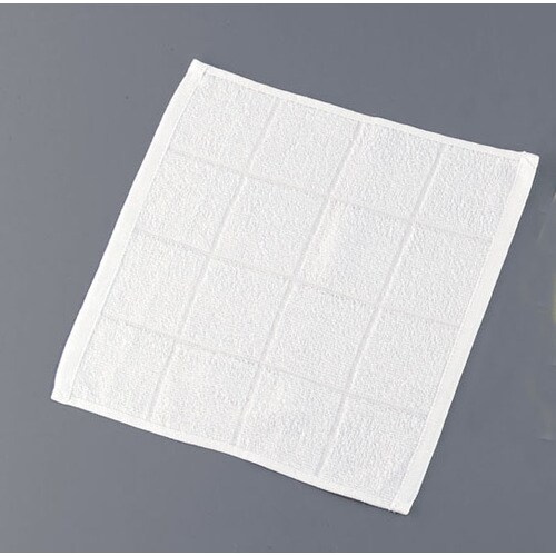 おしぼり 白格子 80匁(12枚入)