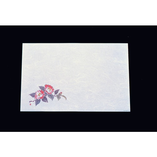 遠赤抗菌和紙 尺3まっと(100枚) 椿 WS−2