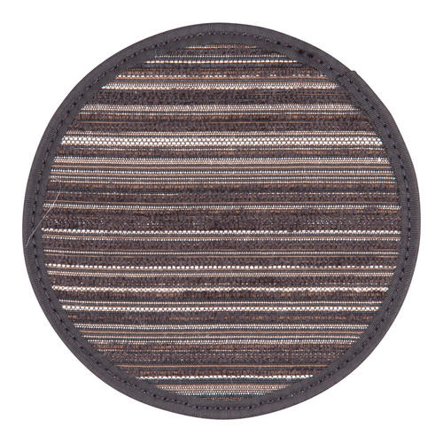 雅 コースター 丸 ブラック