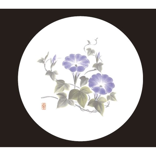 和風コースター四季丸(50枚) WCO−M6 朝顔