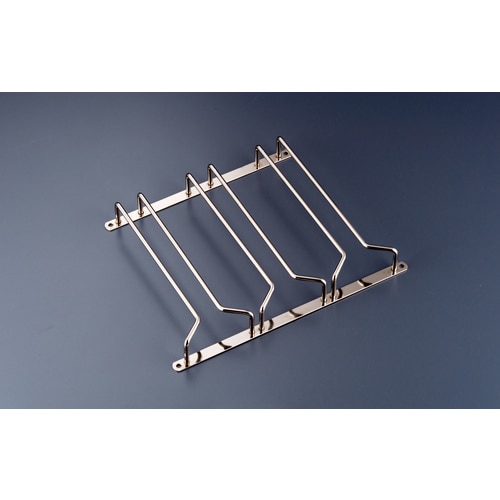 スチール グラスハンガー 3連