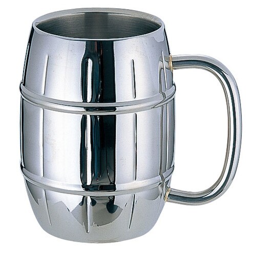 18−8 ビアージョッキ 16オンス(二重構造)