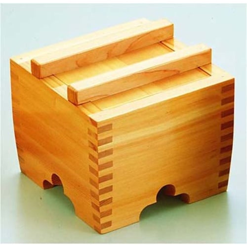 サワラ 角型釜揚桶 (小)