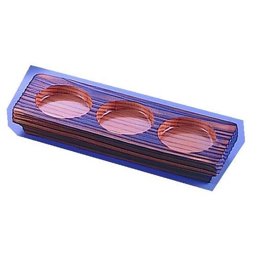 焼杉 長角薬味皿