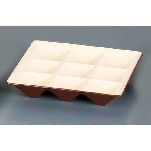 カプセルボックス 固定仕切本体 海老茶(えびちゃ)