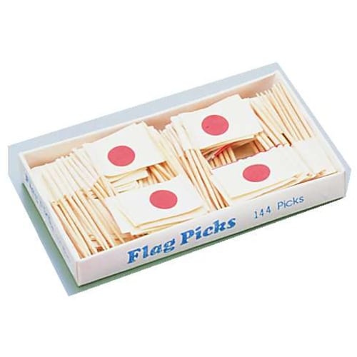 フラッグピック 日の丸国旗(144本入)