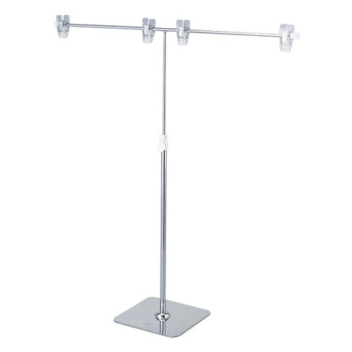 ダブルスタンドポスター掛 クローム 40728