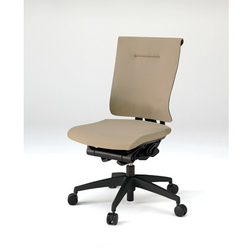 セレーオ 肘無 本体黒 クッション 黒脚 SY