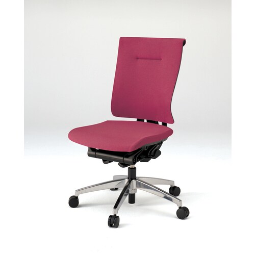 セレーオ 肘無 本体黒 クッション アルミ脚 RE