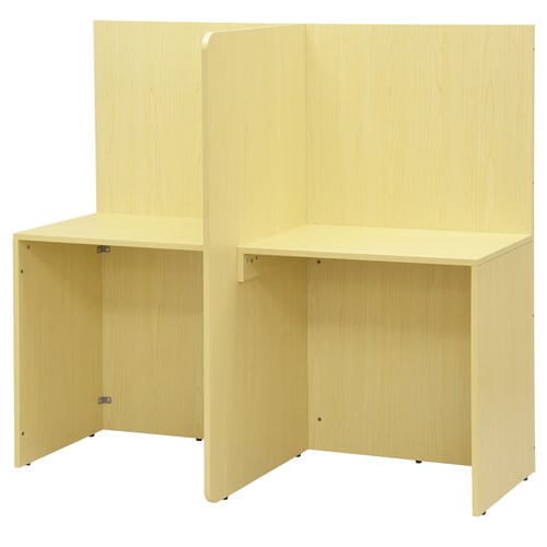 T型ブースデスク ナチュラル