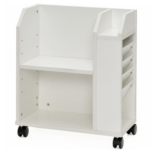 スリムワゴン W530×D265 WJホワイト