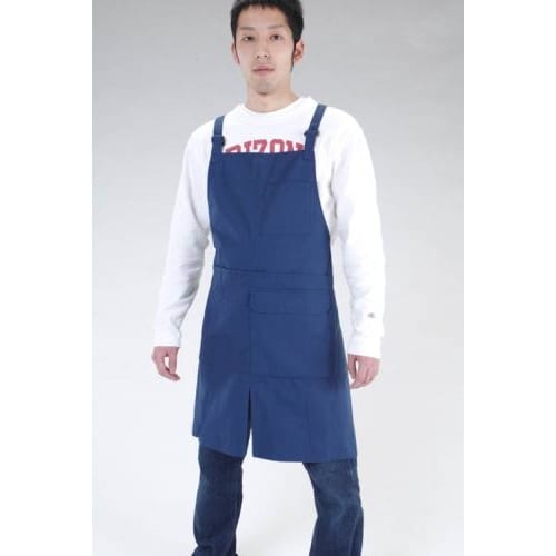 エプロン(作業用・ネイビー) 76×83cm