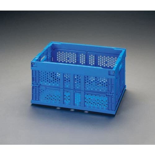 折畳コンテナ(メッシュ・青) 51.8L