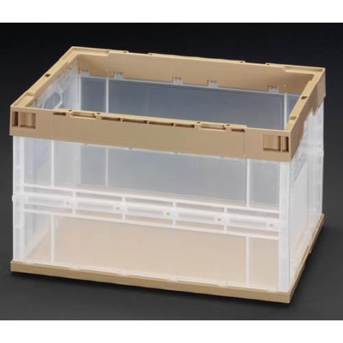 折畳コンテナ(ベージュ) 75L