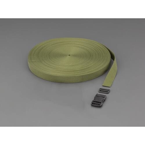 平織バンド・バックルセット(OD色) 50m