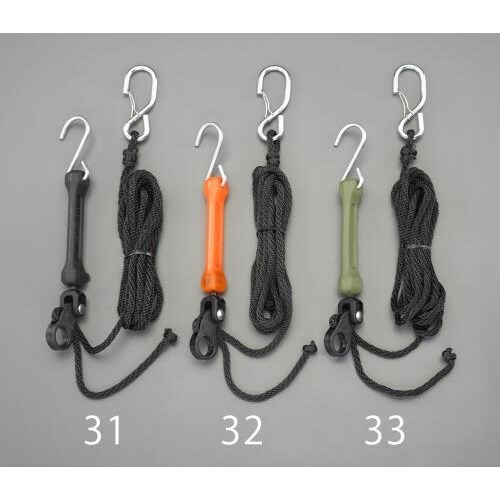 荷締ロープ(ブラック) Φ6×3.5m