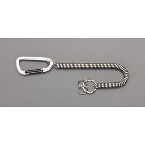 カールコード(カラビナ付). 160−1300mm