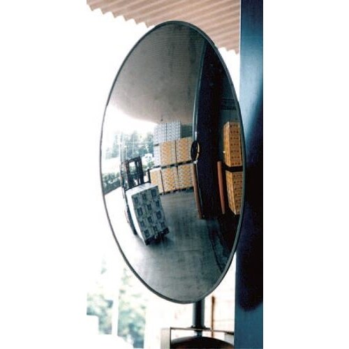 凸面ミラー(フォークリフト出口・柱用)