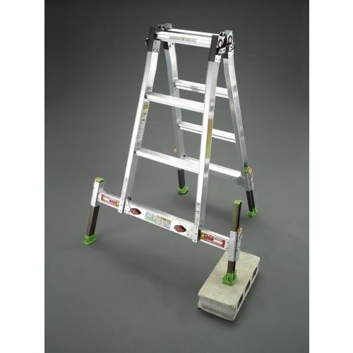 はしご兼用脚立 アウトリガー 1.31−1.50m