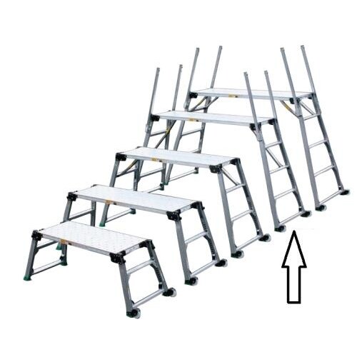 足場台 調整脚・キャスター付 EA905DF−4A