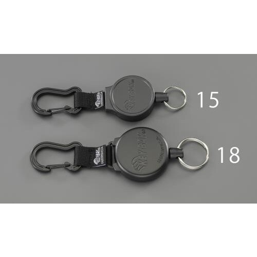 キーキャリー(カラビナ付) 150mm