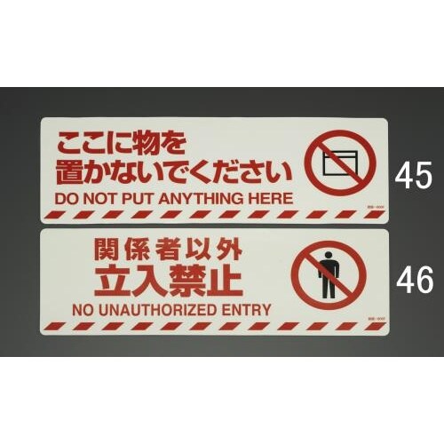 路面道路標識(関係者以外立入禁止)