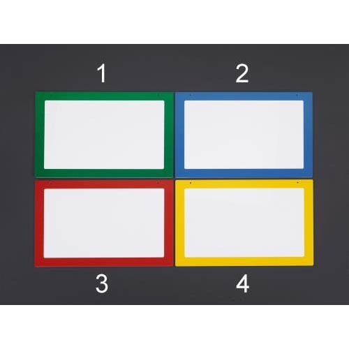 吊り下げ式表示板(黄) 300x450mm