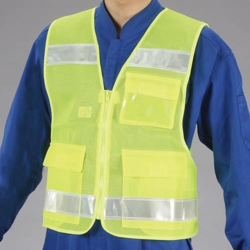 防犯ベスト(蛍光イエロー)