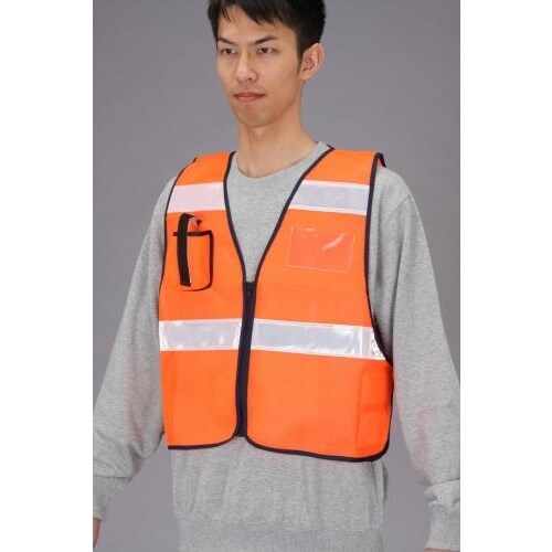 防犯ベスト(オレンジ)