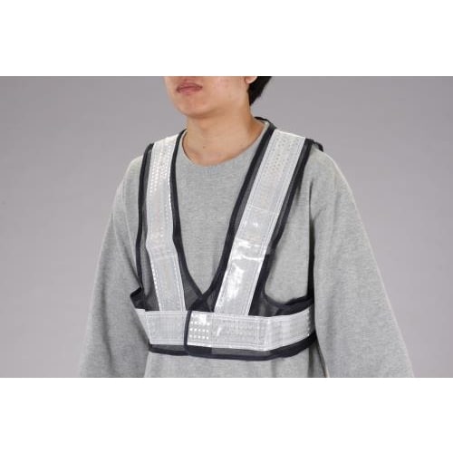 LED安全ベスト(紺/白)