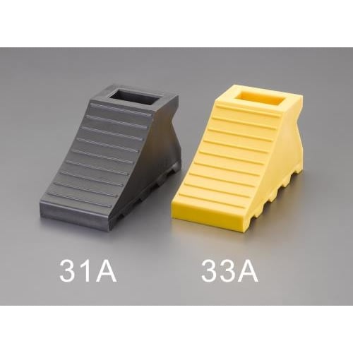 タイヤストッパー(黄) 110×235×125mm