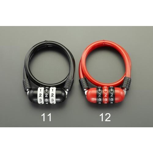 ワイヤーロック(大型ダイヤル/ブラック)
