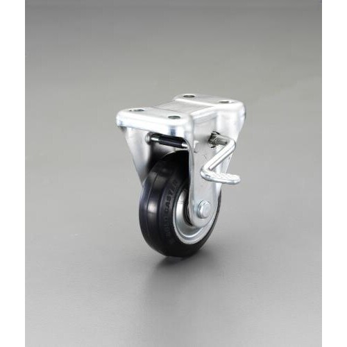 キャスター(固定金具・ブレーキ付) 100mm