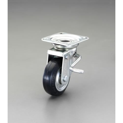 キャスター(自在金具・ブレーキ付) 100mm