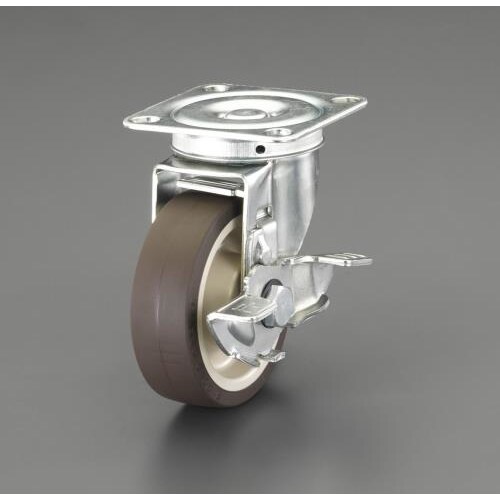 キャスター(自在金具・ブレーキ付) 75mm