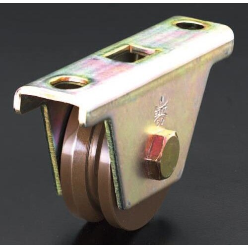 戸車(重量用・V型) 75mm/500kg