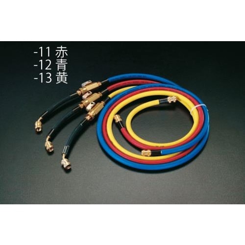 バルブ付チャージングホース赤 EA104LF−11