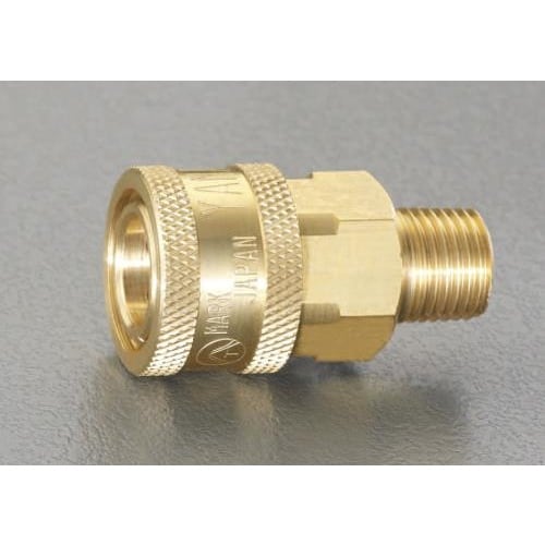 雄ねじカップリング(中圧用/真鍮) R 1/2