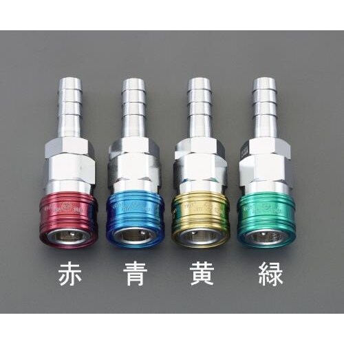 ステム型カップリング(エアホース用/赤11.0mm