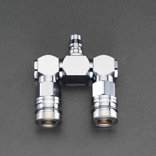 自在エアーカップリング(ワンプッシュ/ロック 2連